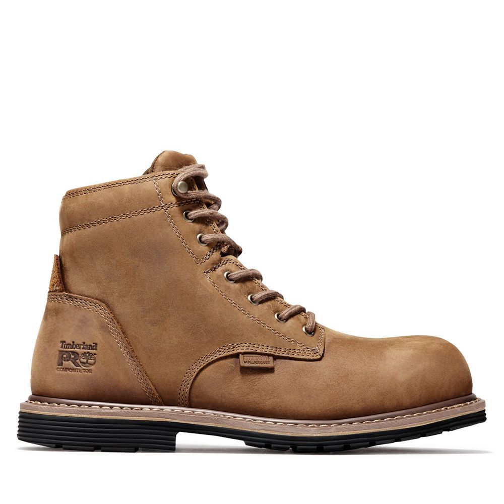 Botas Pro Timberland Hombre Pro Millworks 6" Comp Toe Marrones - Chile LKX-463907